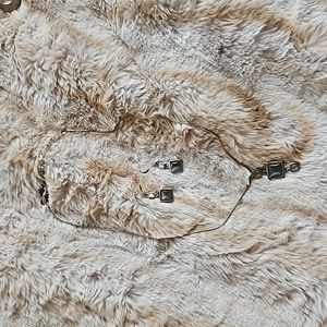 Lia Sophia silver and grey stone necklace and earrings